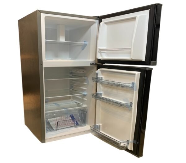 Ecomax Fridge 138L Double Door Fridge Energy Efficient Black - Image 2