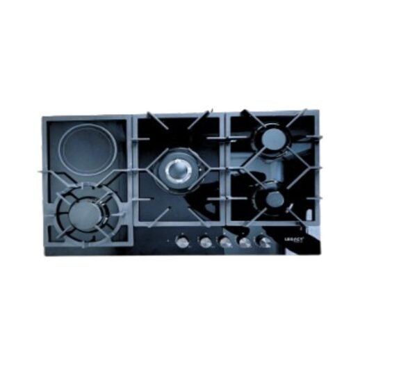 Legacy Hob Built-in 4 Gas Burners with 1 Wok and 1 Ceramic Plate 90Cm NY-QB5003 - Image 1