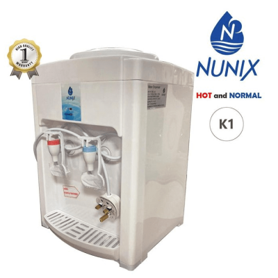 Nunix Dispenser, Table Top Hot And Normal Water Dispenser K1N