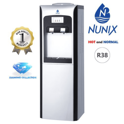 Nunix Dispenser,  Hot And Normal Standing Dispenser Silver R38N