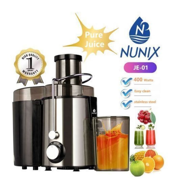 1-2022-11-04T102242.305-1.jpg Nunix Juicer, Heavy Duty Pure Anti-drip Stainless Juice Extractor/blender JE-01 - Image 1