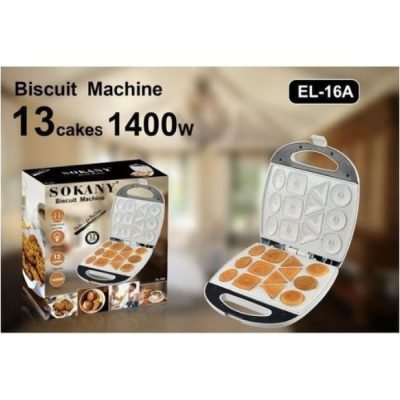Sokany Biscuit Maker, Non Stick Electric Biscuit Maker/cake Maker EL-16A