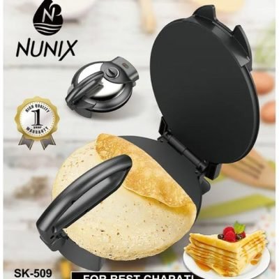 Nunix Chapati Maker, Modern Electric Roti/Chapati Maker/Pancake Maker SK-509