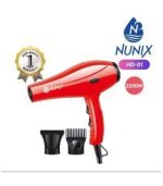 Nunix Hair Dryer, 2200W Home And Salon Hair Dryer Blow Dry Machine HD-01