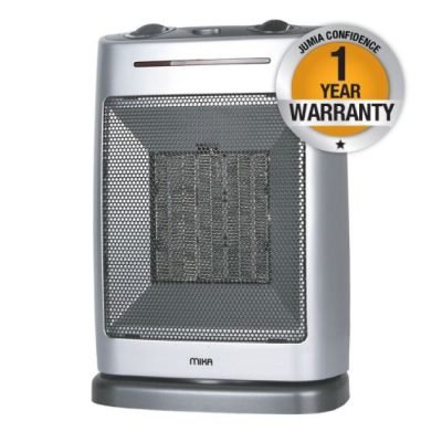 Mika Heater MH201 - Ceramic Heater, 750W-1500W - Silver