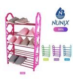 Nunix Shoe rack, 5 Tier Free Standing Shoe Rack Organizer SR5L