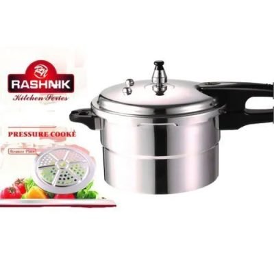Rashnik Pressure Cooker 7L Aluminium - Explosion Proof With Safety Valve RN 4691