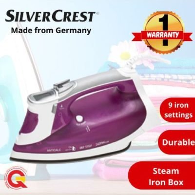 Silvercrest Iron Box Non-Stick Steam  -2400W