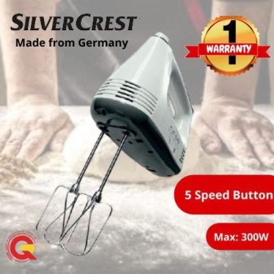 Silvercrest Hand Mixer 5 Speed Baking Electric  - 300W