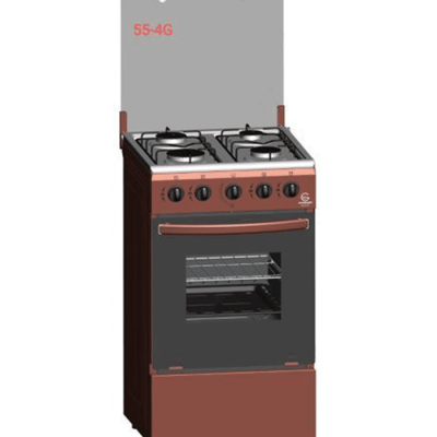 Eurochef Cooker Free Standing 4 Gas Burner Cooker With Gas Oven