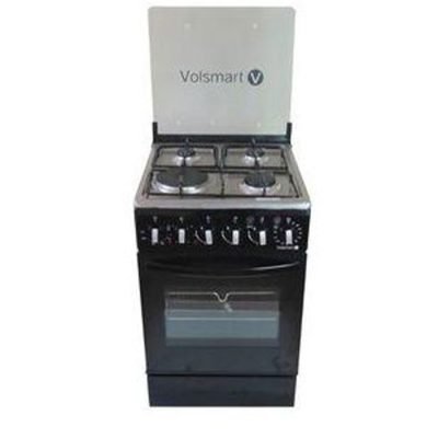 Volsmart Cooker 3 Gas + 1 Electric Plate, 60L Oven  VGS-581