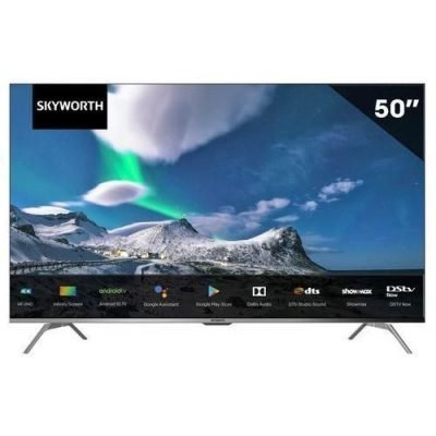 Skyworth TV 50-Inch 4K UHD Frameless Android Smart TV – Black 50G3A