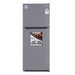 Roch Fridge 118L Top-Mounted Freezer Double Door - Inox RFR-150DT-I
