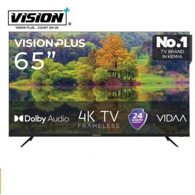 Vision Plus TV 65″ 4K Frameless V+ OS Smart TV VP8865KV