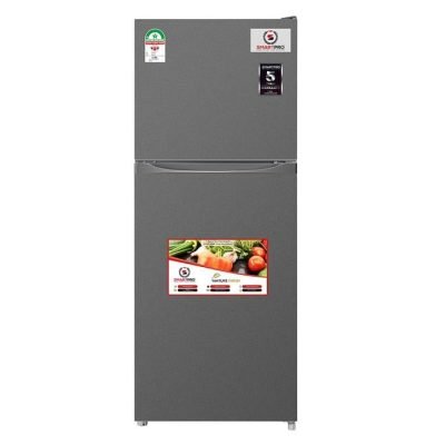 Smart Pro Fridge 206L, Double Door Silver SFR-250-DT-I (1YR WRTY)