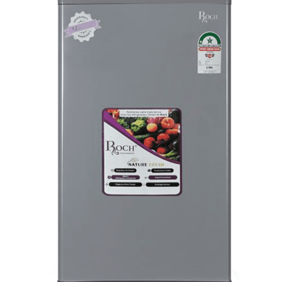 Roch Fridge RFR-120S-I Single Door Refrigerator - 90 Litres - Silver