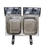 Nunix  Fryer, 12L Double Baskets Chicken And Chips Electric Fryer MF-02 - Image 3