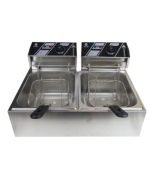 Nunix  Fryer, 12L Double Baskets Chicken And Chips Electric Fryer MF-02 - Image 2