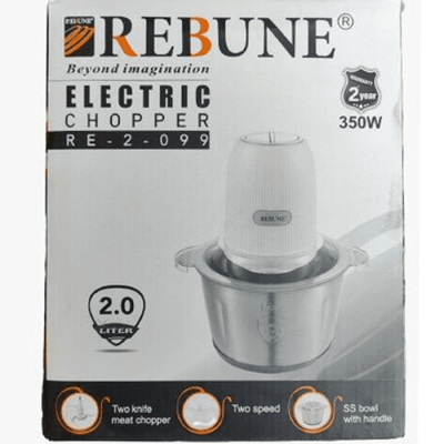 Rebune Chopper, 2 Speed Electric Food Chopper RE-2-099