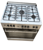 BJS Cooker, 4+1E,4 Gas 1 Hot Plates ,1 Wok ,Electric Oven 110L, Gray