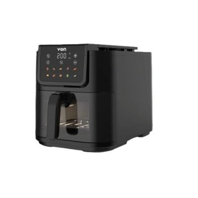 Von Air fryer 8L Slim Black VAF080DSTK