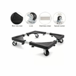 Detachable universal roller refrigerator base bracket, refrigerator handcart bracket, adjustable and extendable storage rack, suitable for home kitchens - Image 7