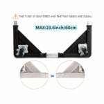 Detachable universal roller refrigerator base bracket, refrigerator handcart bracket, adjustable and extendable storage rack, suitable for home kitchens - Image 4