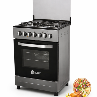 Nunix Cooker Free Standing 3 Gas Burners 1 Electric Plate  Eletric Oven 60*60