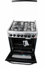 Cooker 60x60 EG65-3+1-E 3 Gas + 1 Electric Hotplate, Electric Oven, Stainless Steel,