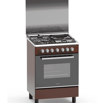 Haier Cooker,  3 Gas + 1 Electric 60X60 Cooker with Electric Oven - HCR2031EED1