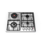 Haier Hob 3+1 Built-in Cooker Stainless steel 60cm HOB - F60FS