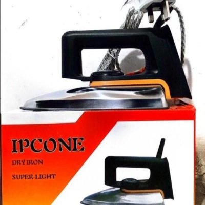 Ipcone Dry Iron Non Stick Aluminium SoulPlate Heavy Duty Iron Box HT YD 1001