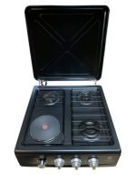 Nunix Cooker 3 Gas Burners With 1 Electric Tabletop LT05B - Image 2