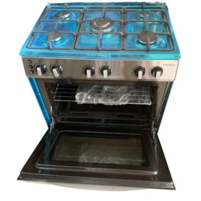 Unitech Cooker Free Standing 5 Gas Burners,Gas Oven 76*63*88cm.