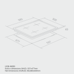 Haier Hob 4 Gas Burners 60cm Built-in Cooker HOB-760SS - Image 3