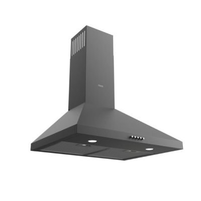 Mika Chimney Hood, Pyramid, 60cm, Push Button, Black MHP611BB