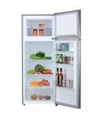 Mika Fridge 201Ltr , Direct Cool, Double Door Top Mount, Line Silver MRDCD207LS