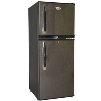 Mika Fridge, 118L, Direct Cool, Double Door, Black Brush MRDCD70BBR(MRDCD70XSF)