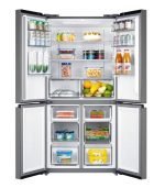 Mika Fridge, 474L, No Frost, 4 Door, With Inverter compressor, Digital display, Stainless Steel MRNF4D474DXV