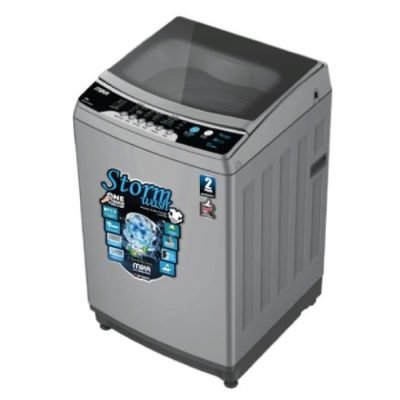Mika Washing Machine, 10KG, Fully Autmatic, Top Load, Dark Silver MWATL3510DS