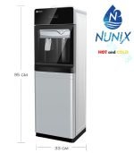 Nunix Dispenser,  Free Standing Hot Cold Water Dispenser With Glass Door R23C - Image 2