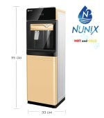 Nunix Dispenser,  Free Standing Hot Cold Water Dispenser With Glass Door R23C - Image 3