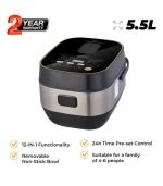 Hanmac Multi Cooker 12 in 1 Electric Pressure Cooker 5.5l HRS5E