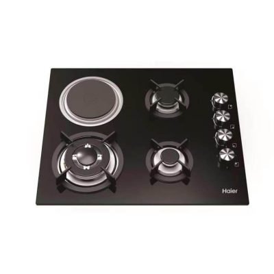 Haier Hob 3+1 Built-in Cooker Glass 60cm HOB-F58FB