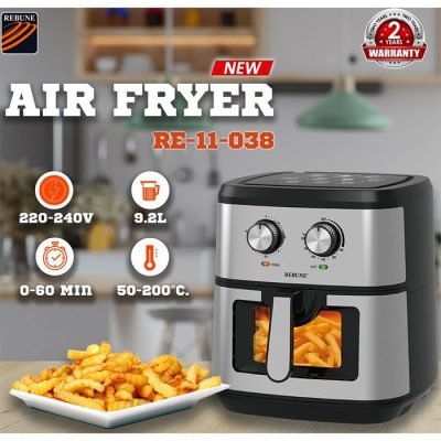 Rebune Air Fryer, 9.2 Liter Healthy Thermal Air Fryer RE-11-038