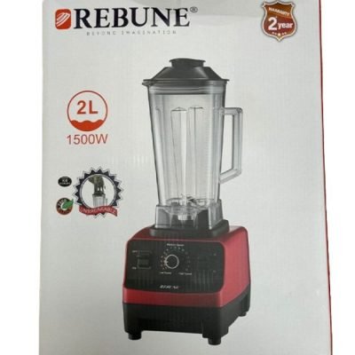 Rebune Blender, Commercial Blender Full Copper Motor With Mixing Rod RE-2-174