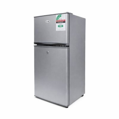 Volsmart Fridge 108L Double Doors VL-BCD108 with Lock and Keys