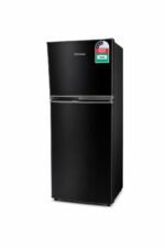 Ecomax Fridge 138L Double Door Fridge Energy Efficient Black