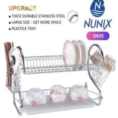 Nunix Dishrack, Stainless steel Two Layer Dish Drainer DR2S
