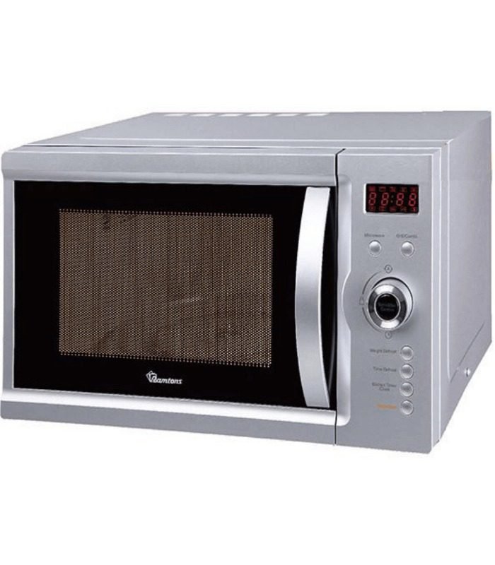download-2024-11-12T163501.866.jpeg Ramtons Microwave 23 Liters Microwave +Grill Silver - RM/497 - Image 1